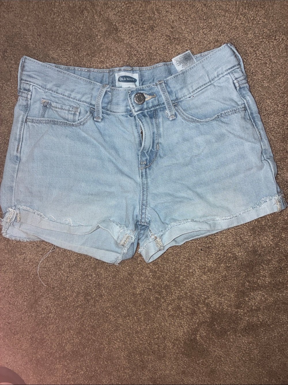 Old Navy Light Wash Denim Cutoff Shorts